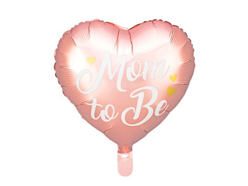 Picture of FOIL BALLOON HEART MUM TO BE PINK 18 INCH